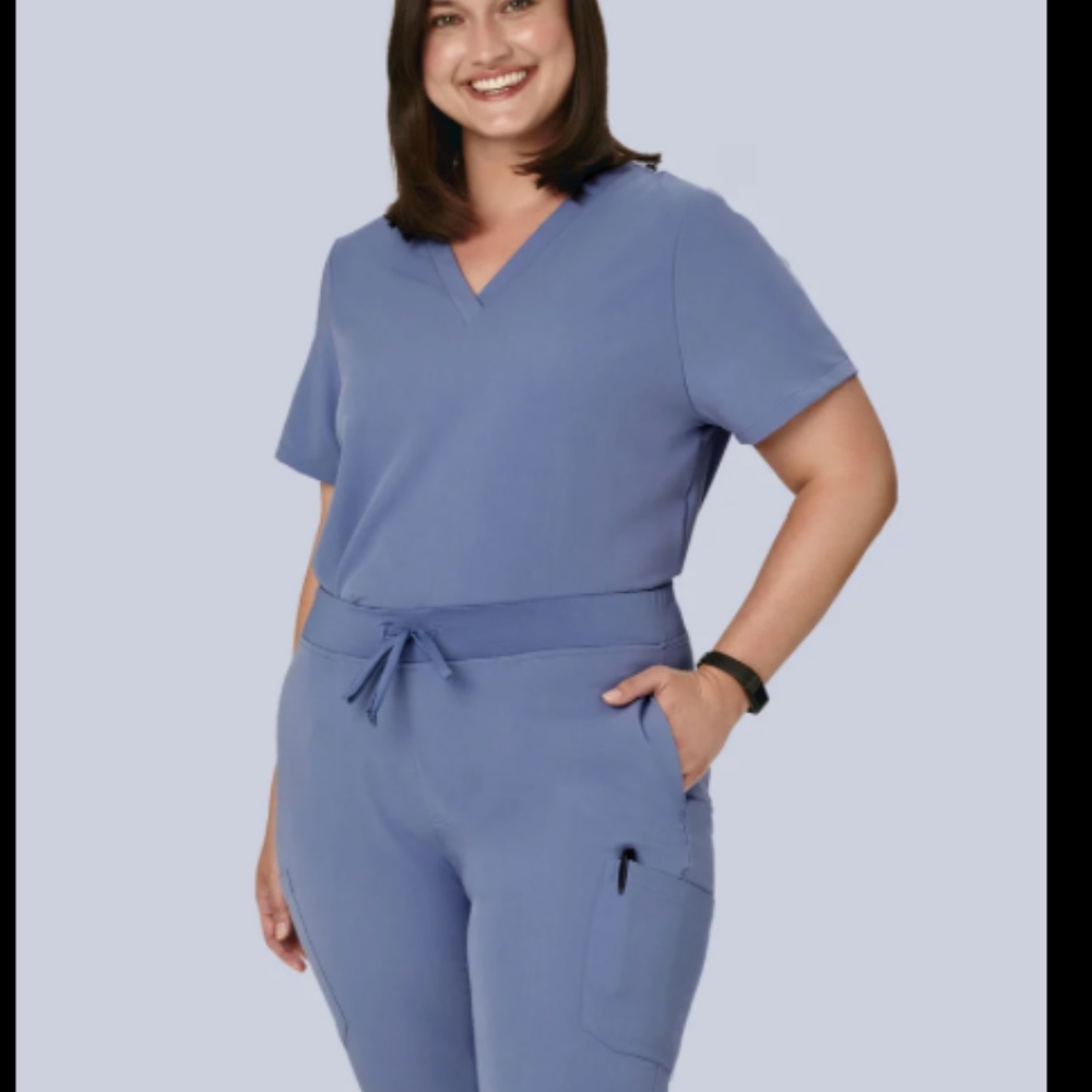 Mandala Periwinkle Scrubs Set